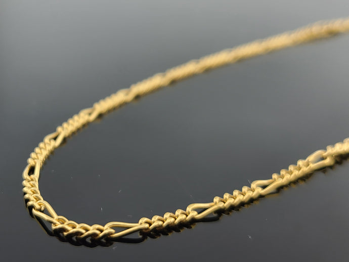 22K Solid Gold Curb Chain C7045 - Royal Dubai Jewellers