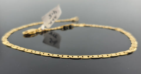 22K Solid Gold Designer Link Bracelet B8704 - Royal Dubai Jewellers