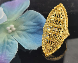 22K Solid Gold Designer Ring R16869 - Royal Dubai Jewellers
