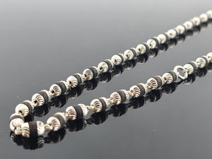Sterling Silver Designer Beaded Chain SC26 - Royal Dubai Jewellers