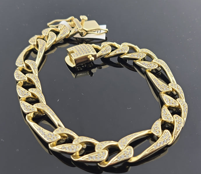 Sterling Silver Men Cuban Link Bracelet SMB11 - Royal Dubai Jewellers