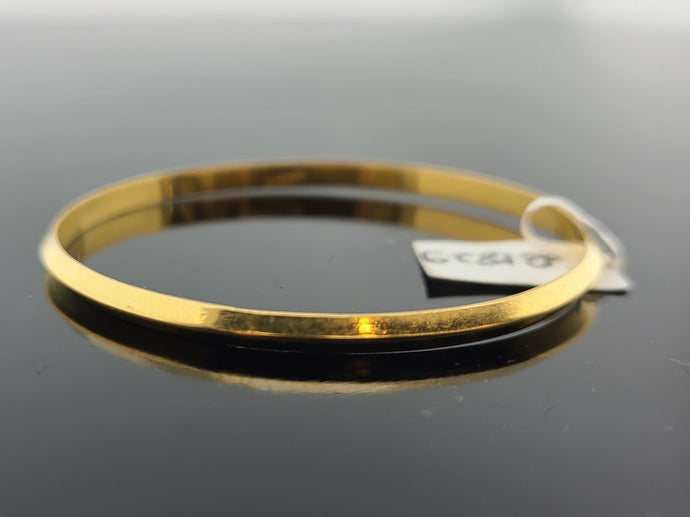 22K Solid Gold Designer Baby Bangle CB1829 - Royal Dubai Jewellers