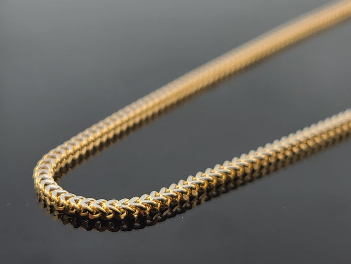 22K Solid Gold Designer Chain C7289 - Royal Dubai Jewellers