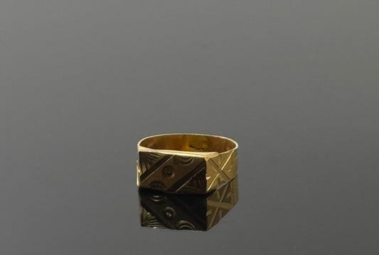 22k Simple Floral Children Ring BBR39