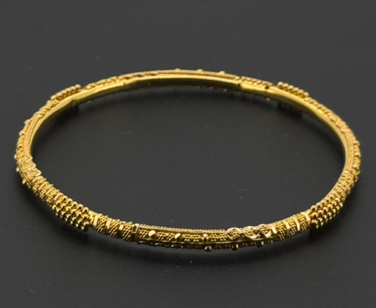 22K Solid Gold Fancy Bangles BG222