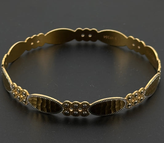22K Solid Gold Fancy Bangles BG231
