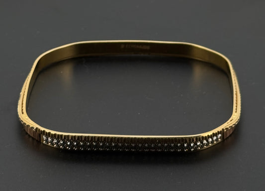 22K Solid Gold Fancy Bangles BG236