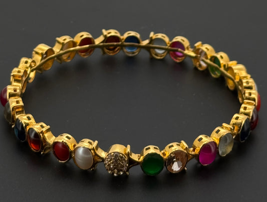 22K Solid Gold Fancy Bangles BG256