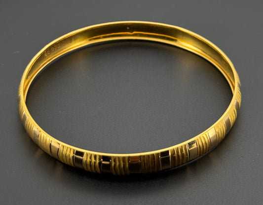 22K Solid Gold Fancy Bangles BG269