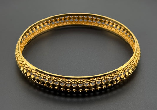 22K Solid Gold Fancy Bangles BG275