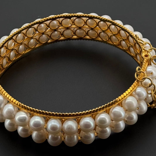 21K Solid Gold Fancy Bangles BG316