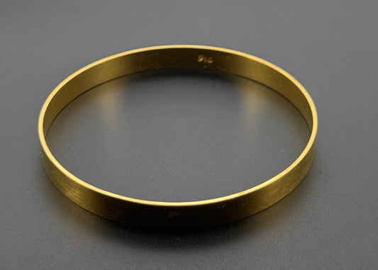 22K Solid Gold Fancy Bangles BG329