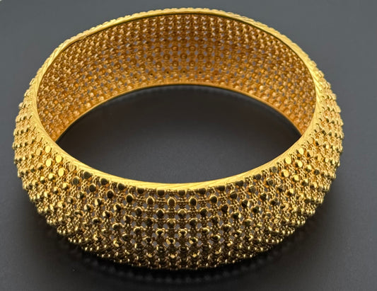 22K Solid Gold Fancy Bangles BG330