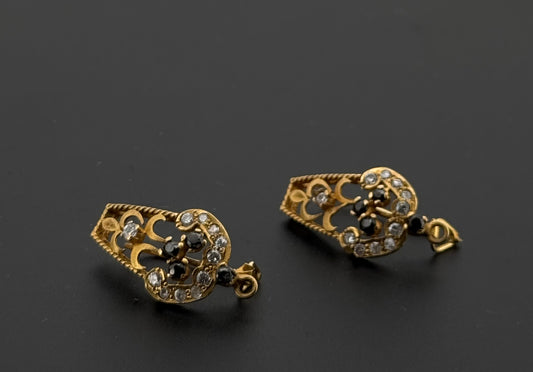 10k Solid Gold Simple Ladies Hoops E305