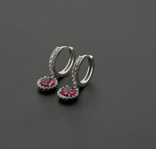 10K Solid Gold Simple Ladies Hoops E704