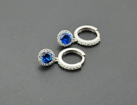 10K Solid Gold Simple Ladies Hoops E722