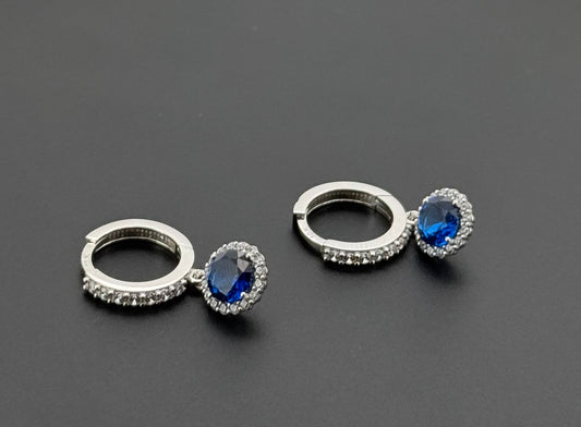 10K Solid Gold Simple Ladies Hoops E724