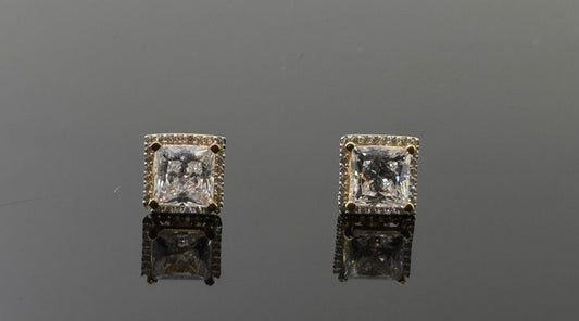 22K Solid Gold Fancy Studs ES102