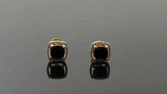 22K Solid Gold Fancy Studs ES103