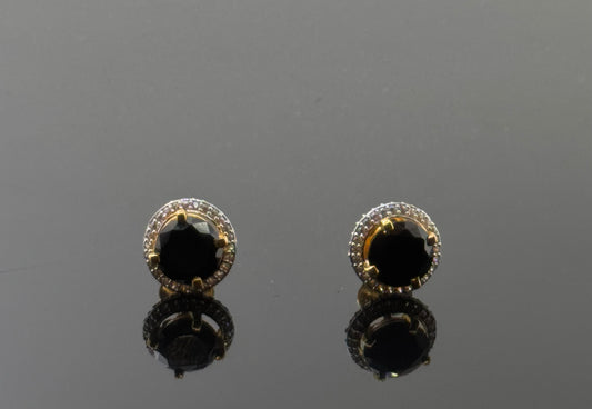 22K Solid Gold Fancy Studs ES104