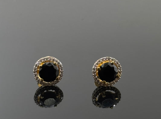 22K Solid Gold Fancy Studs ES107