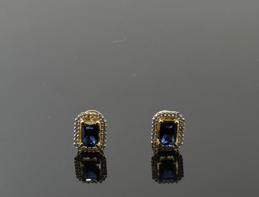 22K Solid Gold Fancy Studs ES113