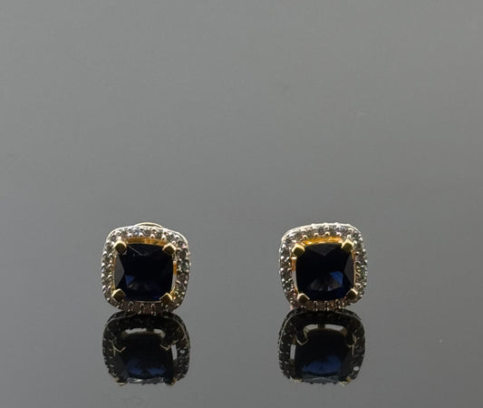 22K Solid Gold Fancy Studs ES118