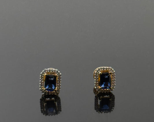 22K Solid Gold Fancy Studs ES120