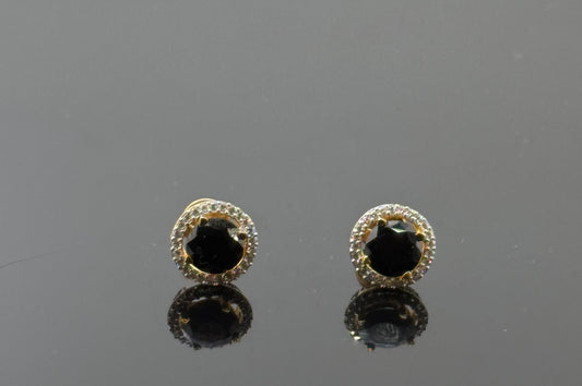 22K Solid Gold Fancy Studs ES134