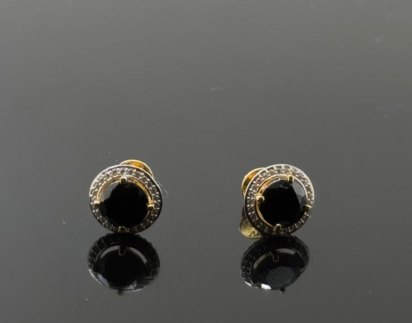 22K Solid Gold Fancy Studs ES139