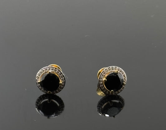 22K Solid Gold Fancy Studs ES139