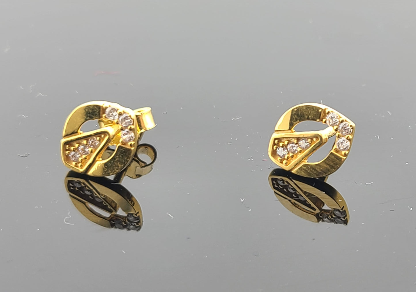 22K Solid Gold Children Studs ES1635