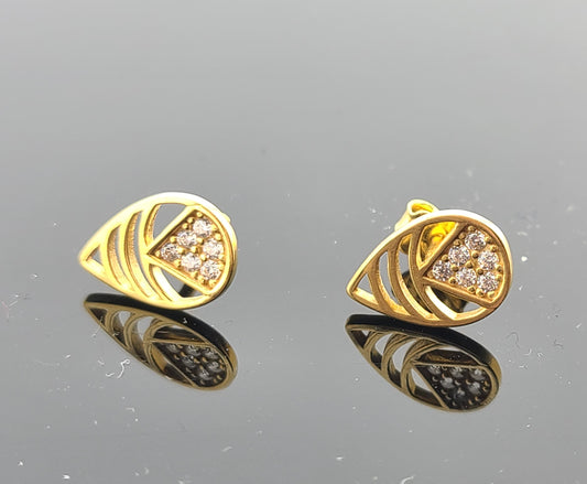 22K Solid Gold Children Studs ES1636