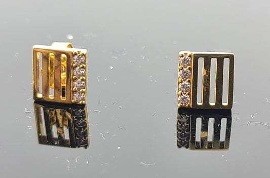 22K Solid Gold Children Studs ES1647