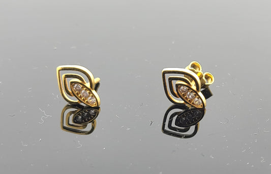 22K Solid Gold Children Studs ES1660