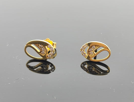 22K Solid Gold Children Studs ES1666