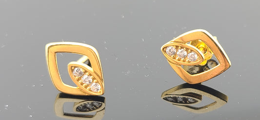 22K Solid Gold Children Studs ES1669