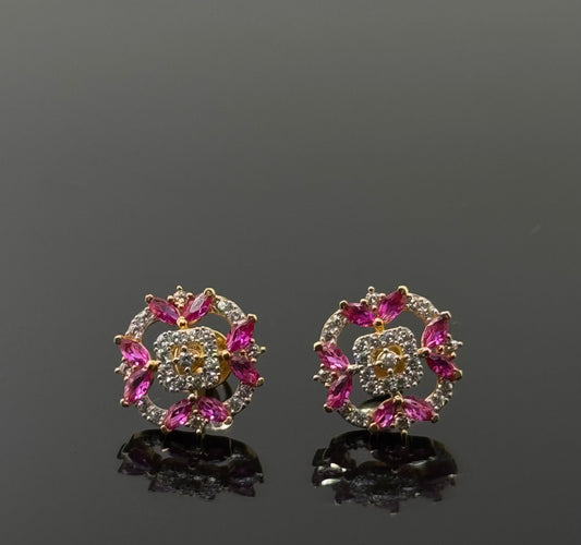 22K Solid Gold Fancy Stud5s ES185