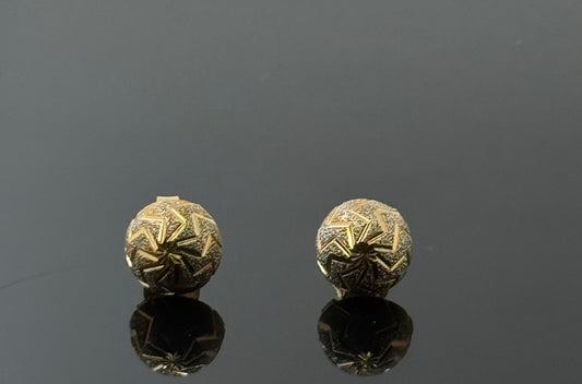 22K Solid Gold Fancy Studs ES243