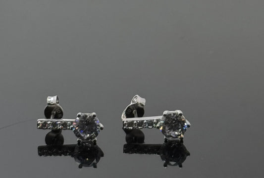 18K Solid Gold Fancy Studs ES269
