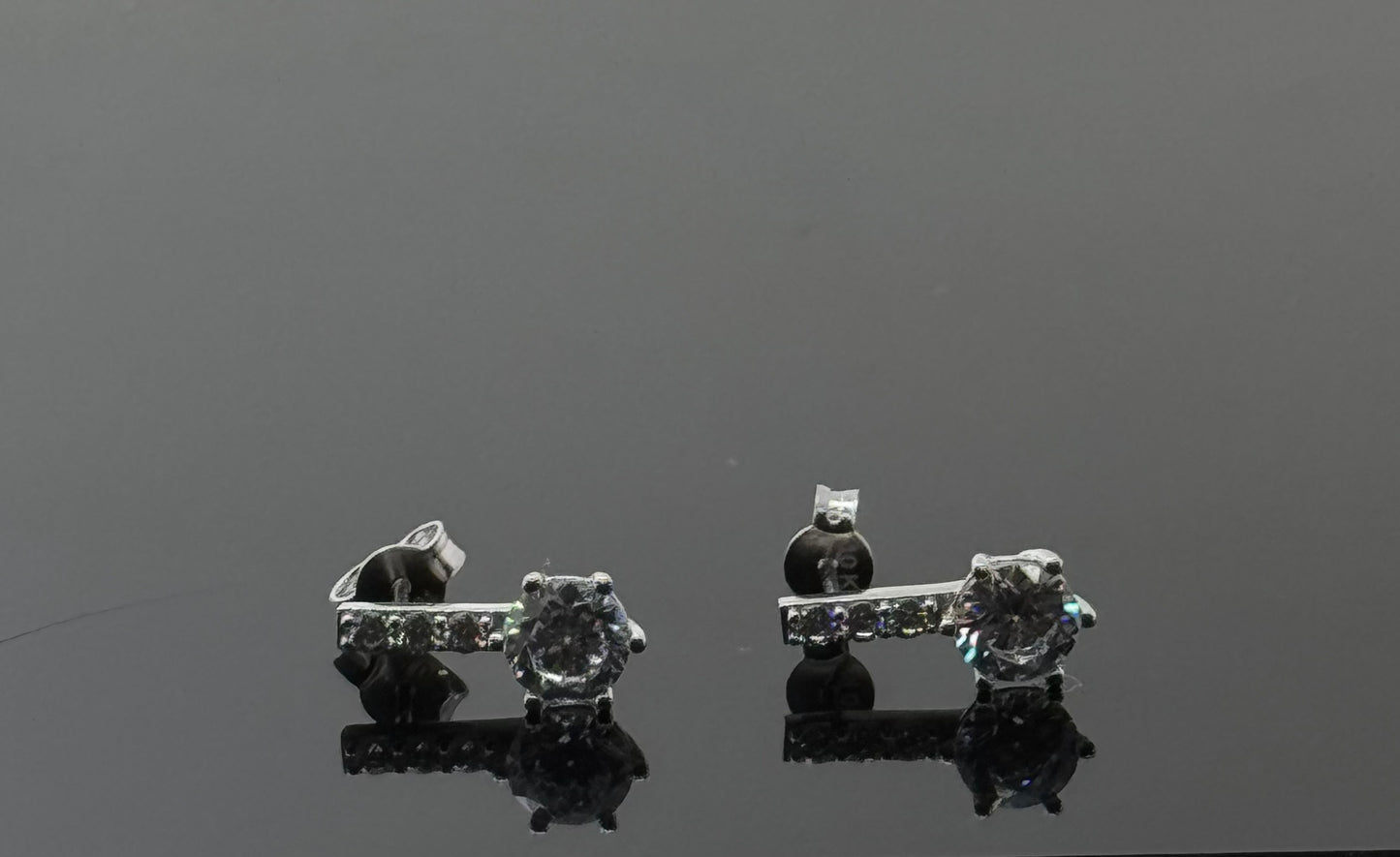 18K Solid Gold Fancy Studs ES270