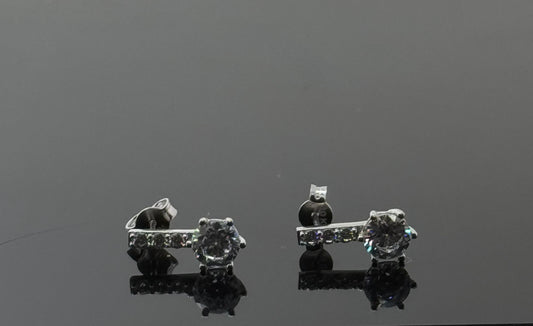 18K Solid Gold Fancy Studs ES270
