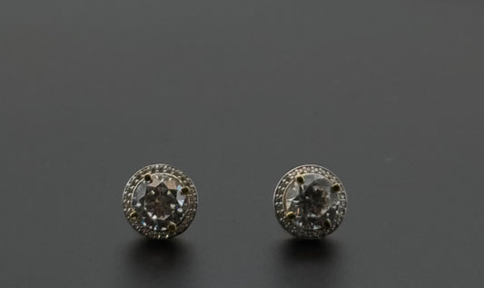 22K Solid Gold Fancy Studs ES333