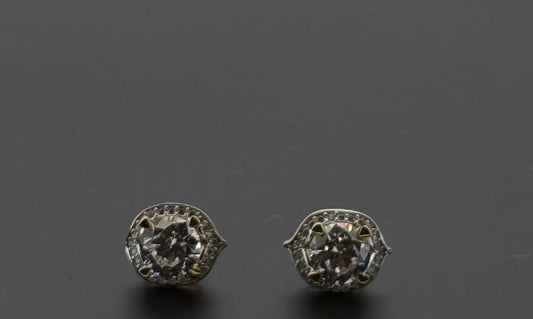 22K Solid Gold Fancy Studs ES353