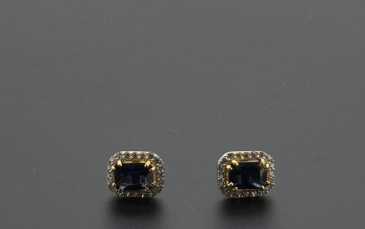 22K Solid Gold Fancy Studs ES361