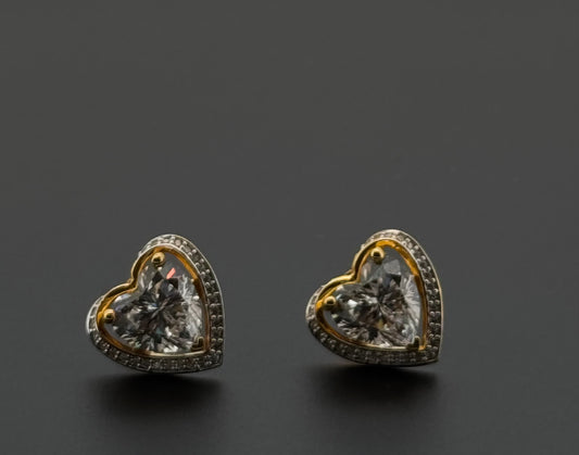 22K Solid Gold Fancy Studs ES380