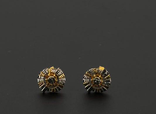 22K Solid Gold Fancy Studs ES474