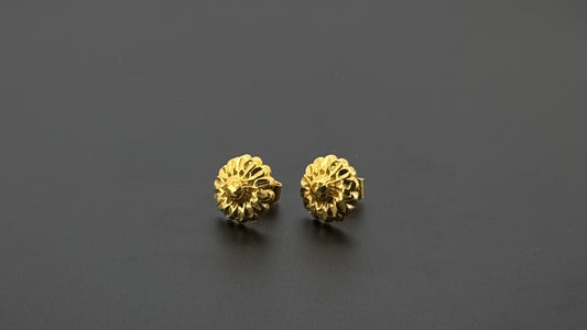 21K Solid Gold Fancy Studs ES495