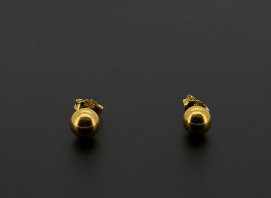 22K Solid Gold Fancy Studs ES536