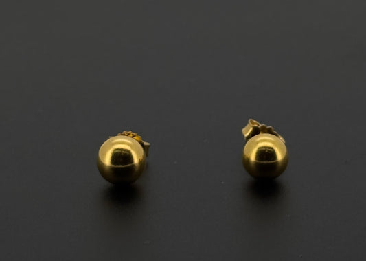 22K Solid Gold Fancy Studs ES544